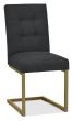 Athena Fumed Oak Upholstered Cantilever Chair by Bentley Designs | Style Our Home