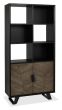 Emerson Weathered Oak & Peppercorn Display Cabinet by Bentley Designs | Style Our Home