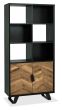 Emerson Rustic Oak & Peppercorn Display Cabinet by Bentley Designs | Style Our Home

