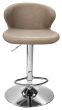 Rosso - Stone Vintage Faux Leather Gas Lift Swivel Barstool with Chrome Base (Single)