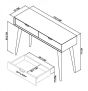 Dansk Console Table With Drawer -Style Our Home
