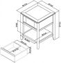 Bergen Oak Lamp Table - Style Our Home