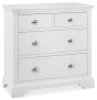 Hampstead White 2+2 Drawer Chest - Style Our Home