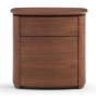 Blade Bedside Table - Dark Walnut By Tommy Franks | Style Our Home