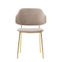 Trafal Taupe Dining Chair ( A Pair ) by Hudson Living | Style Our Home
