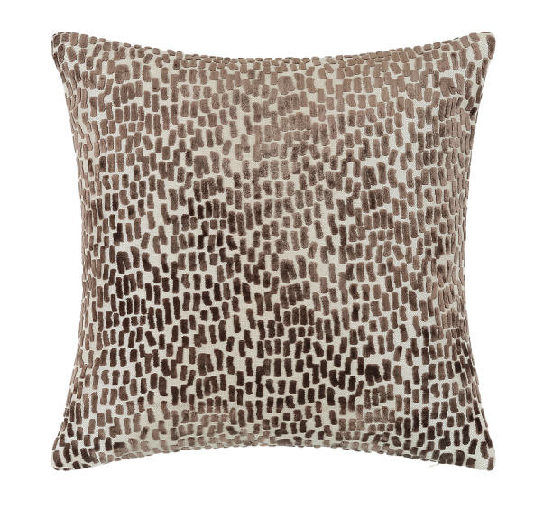 Cut Velvet Dashes Melody Chocolate by Malini | Style Our Home