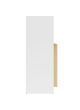 Mitch Light Oak (Melamine) / Pure White Desk | Style Our Home
