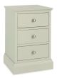 Bentley Designs Ashby Soft Grey 3 Drawer Nightstand - Style Our Home