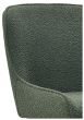 Rubens - Green Boucle Fabric Bar Stool with Black Legs (Pair)