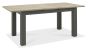 Oakham Dark Grey & Scandi 4-6 Seater Table & 4 Dark Grey Chairs in Dark Grey Bonded Leather by Bentley Designs | Style Our Home