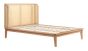 135cm Astrid Rattan Bed Oak by Birlea | Style Our Home