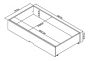 Atlanta White Underbed Drawer