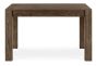 Turin Dark Oak 4-6 Seater Table & 4 Dali Grey Velvet Chairs by Bentley Designs | Style Our Home