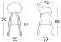 Avril Counter Stool with Oak Base by Vincent Sheppard | Style Our Home