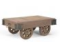 Reclaimed Wooden Coffee Table on Wheels by Quirky Barn | Style Our Home