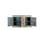 Carnival Hand Painted Vintage Ad 3 Door Sideboard