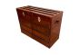 Handcrafted Leather & Brass Chest of Drawers - Cognac by Quirky Barn | Style Our Home