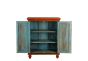Carnival Hand Painted Vintage Folk Pattern 2 Door Cabinet