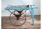 Iron and Wood Cart with Tray