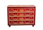 Red Floral Design 4 Drawer Chest by Quirky Barn | Style Our Home