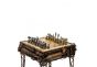 Reclaimed Iron Steampunk Theme Chess Table