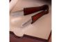 Handcrafted Leather Mini Bar Cabinet - Cognac