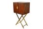 Handcrafted Leather & Brass Bar with Stand - Cognac by Quirky Barn | Style Our Home