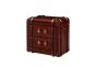 Handcrafted Leather 2 Drawer Side Table Trunk - Cognac by Quirky Barn | Style Our Home