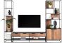 Cosmo 2 Doors Open Racks TV Wall Element Bookcase