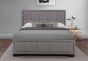 Hannover 4'6 Double Bed in Grey