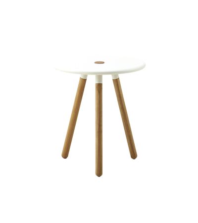 Area Side Table/Stool - White by Cane-Line - Style Our Home