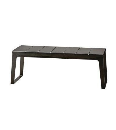 Copenhagen Lava Grey Bench by Cane-line | Style Our Home