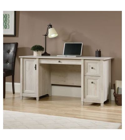 Chalked Wood Computer Desk | Style Our Home