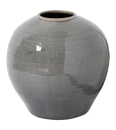 Garda Grey Glazed Regola Vase by Hill Interiors | Style Our Home  