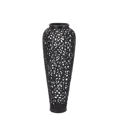 Black Cast Lattice Vase by Hill Interiors | Style Our Home  