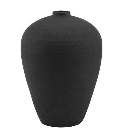Matt Black Tall Astral Vase by Hill Interiors | Style Our Home  