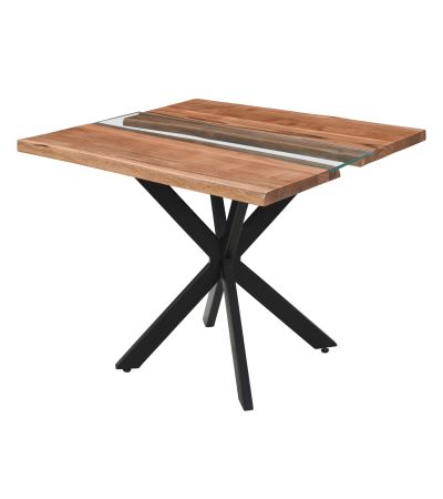 Live Edge Collection Square River Dining Table by Hill Interiors | Style Our Home  