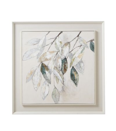Dolce Mottle Leaf Framed Painting On Canvas by Hill Interiors | Style Our Home  