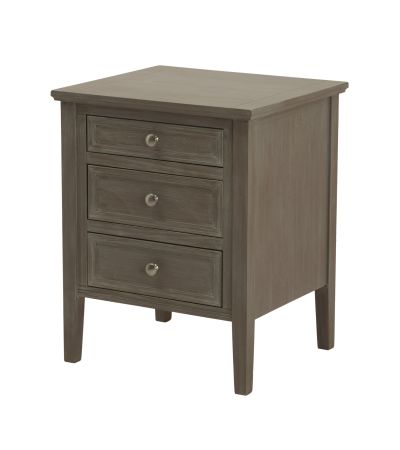 The Serene Collection Three Drawer Bedside Table by Hill Interiors | Style Our Home  
