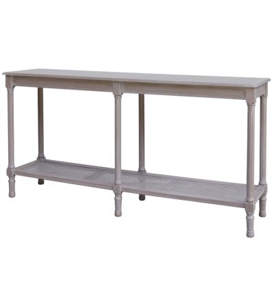 The Serene Rattan Collection Large Console Table by Hill Interiors | Style Our Home  