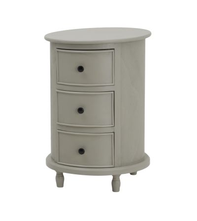 The Camden Collection 3 Drawer Round Side Table by Hill Interiors | Style Our Home  
