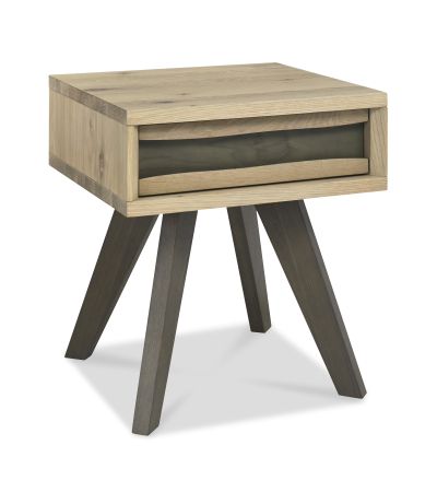 Cadell Aged & Weathered Oak Lamp Table - Style Our Home