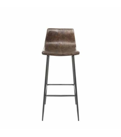 Barracuda Barstool Vegan Leather Chestnut SET OF 2 by Bluebone | Style Our Home