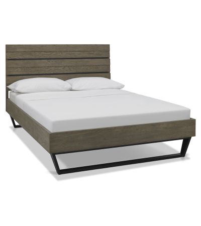 Tivoli Weathered Oak Low End Footend Bedstead Double 135cm by Bentley Designs | Style Our Home
