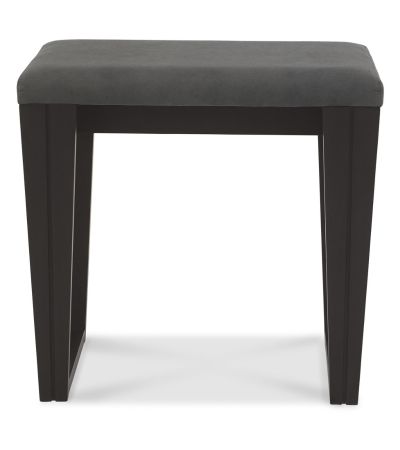 Tivoli Peppercorn Stool - Dark Grey Fabric by Bentley Designs | Style Our Home
