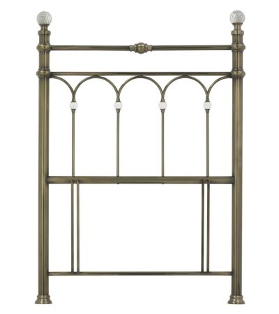 Krystal Antique Brass 3' Single Headboard - Style Our Home