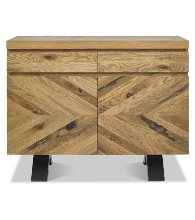 Ellipse Rustic Oak Narrow Sideboard by Bentley Designs | Style Our Home
