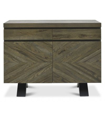 Ellipse Fumed Oak Narrow Sideboard by Bentley Designs | Style Our Home
