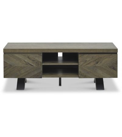 Ellipse Fumed Oak Entertainment Unit by Bentley Designs | Style Our Home