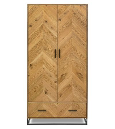 Riva Rustic Oak Double Wardrobe | Style Our Home